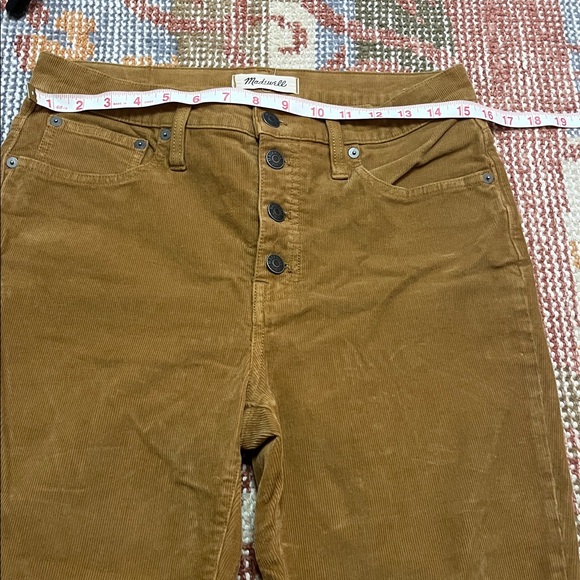 Madewell Tan Cali Demi-Boot Corduroy Pants Size 29 - Picture 3 of 10